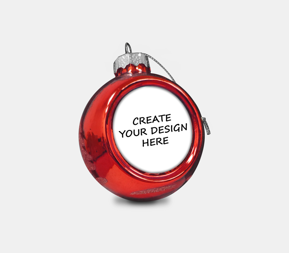 Personalised photo bauble discount